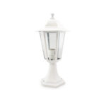 Lampada da Parete Lanterna Bianco Alluminio IP44 35cm (1XE27)