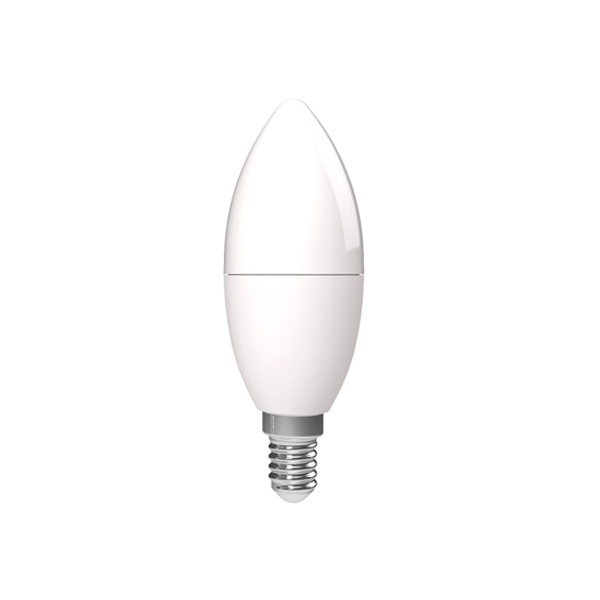 Lampadina LED Smart Smart C37 E14 Candela Dimmerabile CCT 5W WiFi Compatibile con Alexa e Google Home