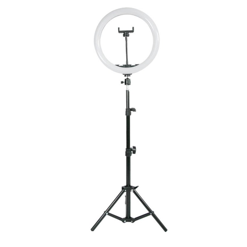 Trípode de palo Selfie con lámpara de anillo de luz Led para teléfono móvil,  soporte para
