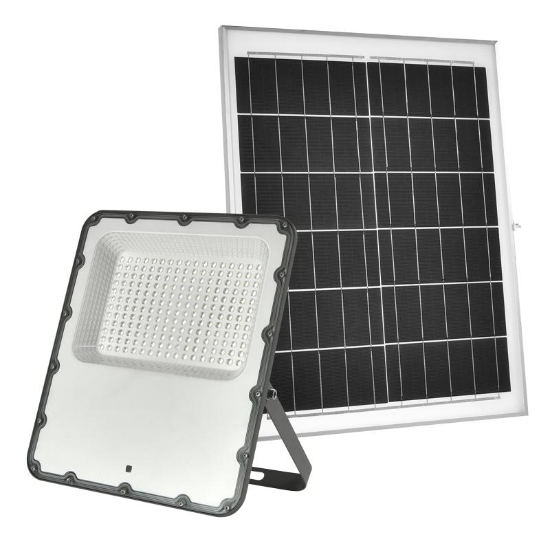blanco frío Foco LED 8200 de exterior energía solar 200 W panel solar fotovoltaico 6500 K con mando a distancia 
