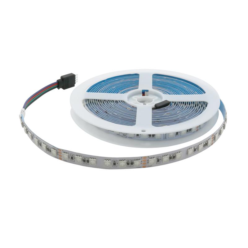 Tira de led de 5 SMD 5050 60 led / m 4 en 1 RGB 24v - Blanco calido